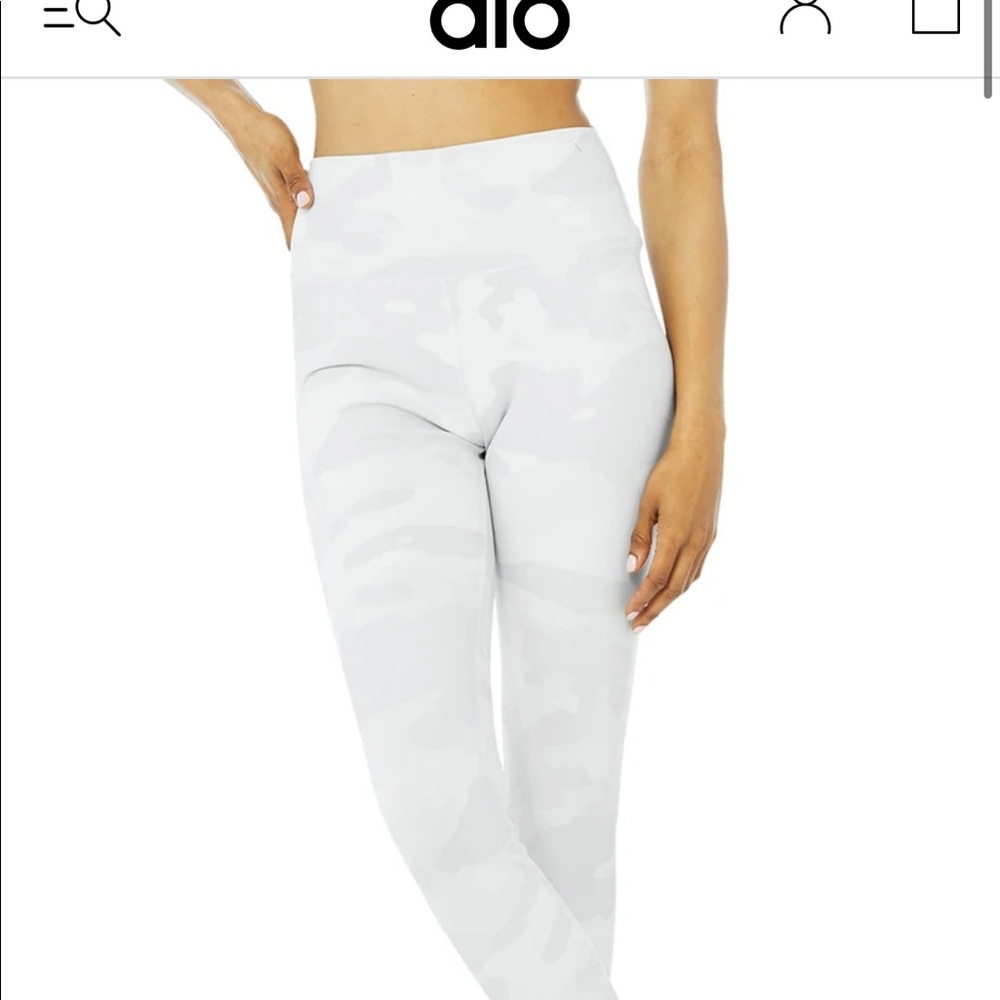 Alo Yoga High Waist Camo Vapor Leggings